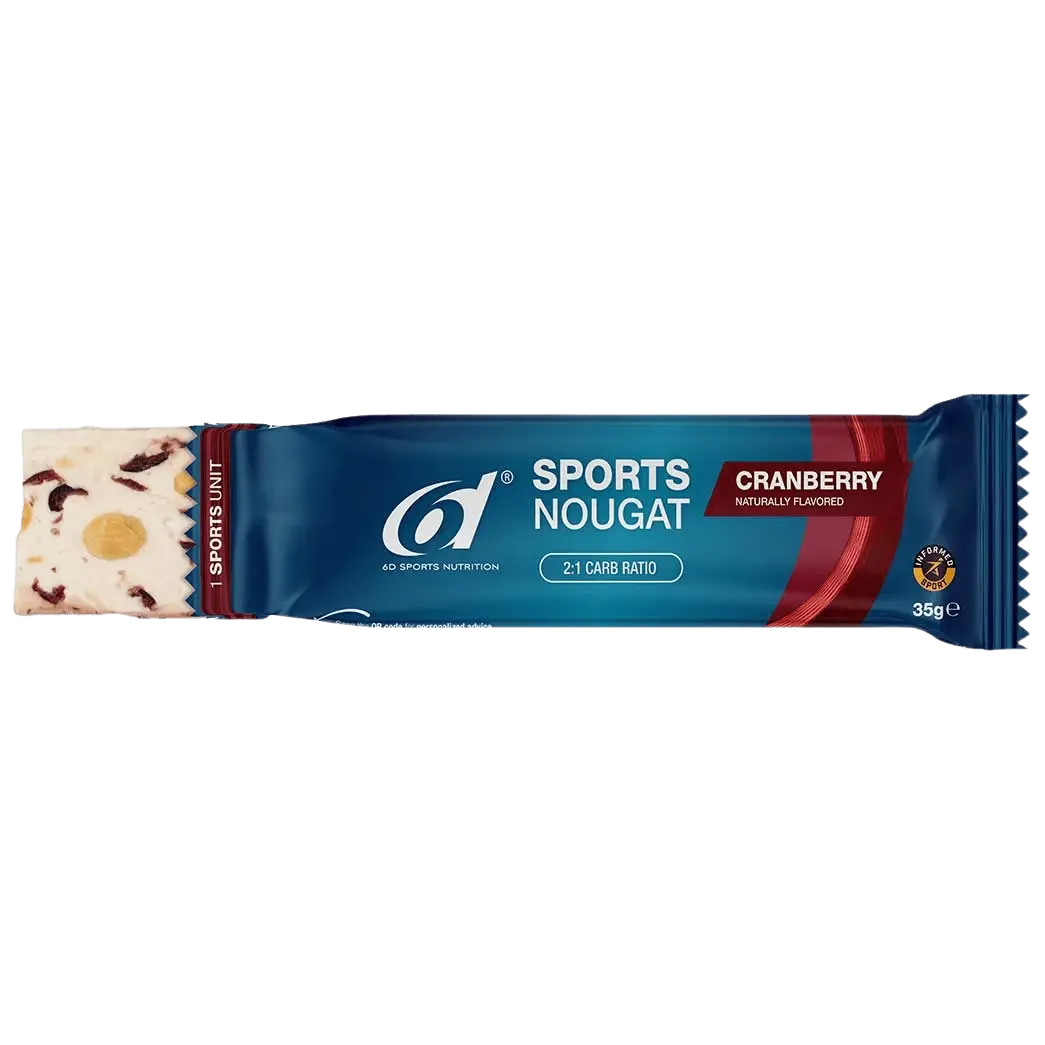 Батончик енергетичний 6D Sports Nougat Bar
