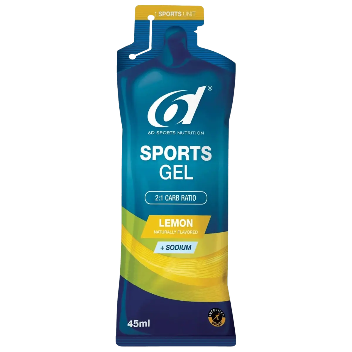 6d Sports Gel – рідкий енергетичний гель з натрієм