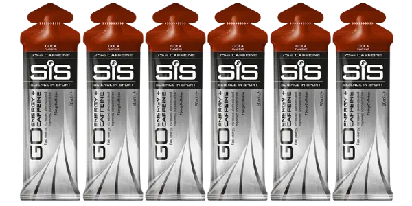 Набір кофеїнових гелів SiS Caffeine Gel Set, 6 шт